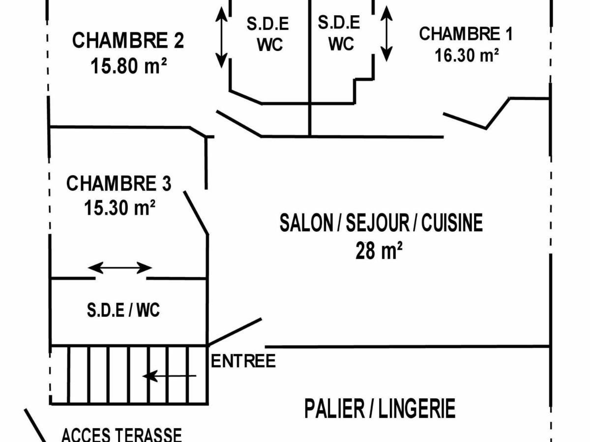 Maison De Ville A St Nazaire, Pres Du Front De Mer, Climatisee, 3 Chambres Avec Sdb Privatives, Wifi - Fr-1-306-1203 Saint-Nazaire  Luaran gambar