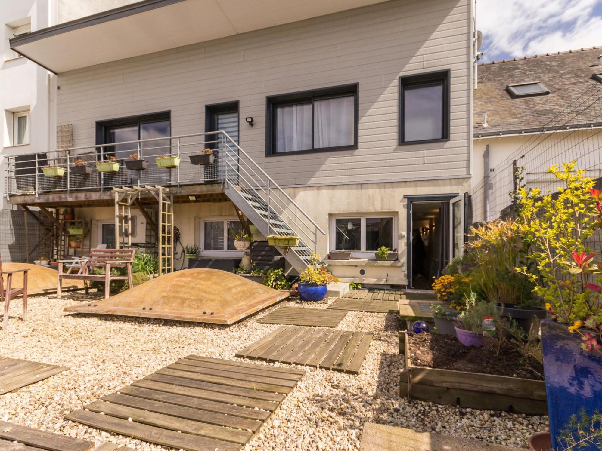 Maison De Ville A St Nazaire, Pres Du Front De Mer, Climatisee, 3 Chambres Avec Sdb Privatives, Wifi - Fr-1-306-1203 Saint-Nazaire  Luaran gambar
