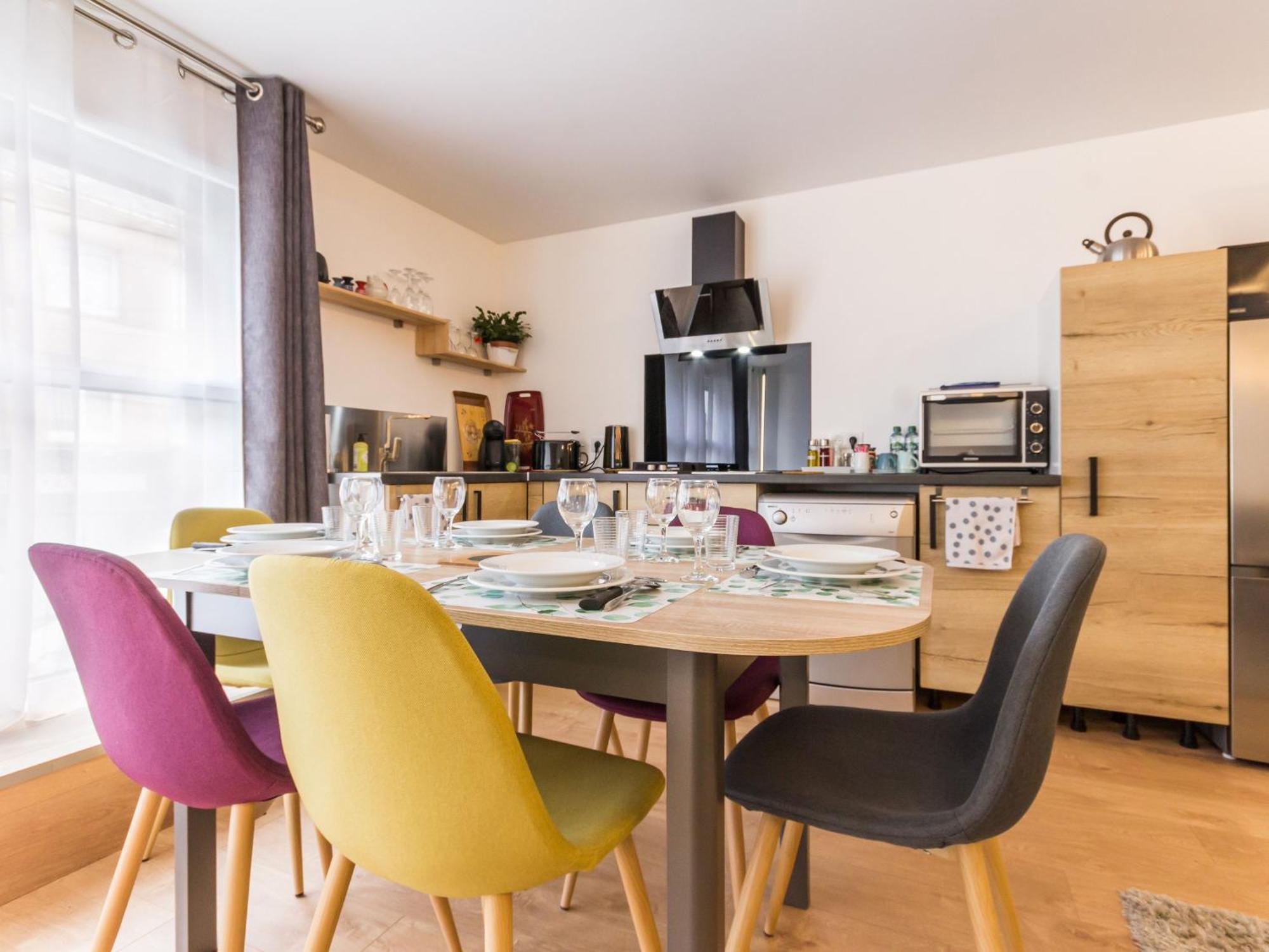 Maison De Ville A St Nazaire, Pres Du Front De Mer, Climatisee, 3 Chambres Avec Sdb Privatives, Wifi - Fr-1-306-1203 Saint-Nazaire  Luaran gambar