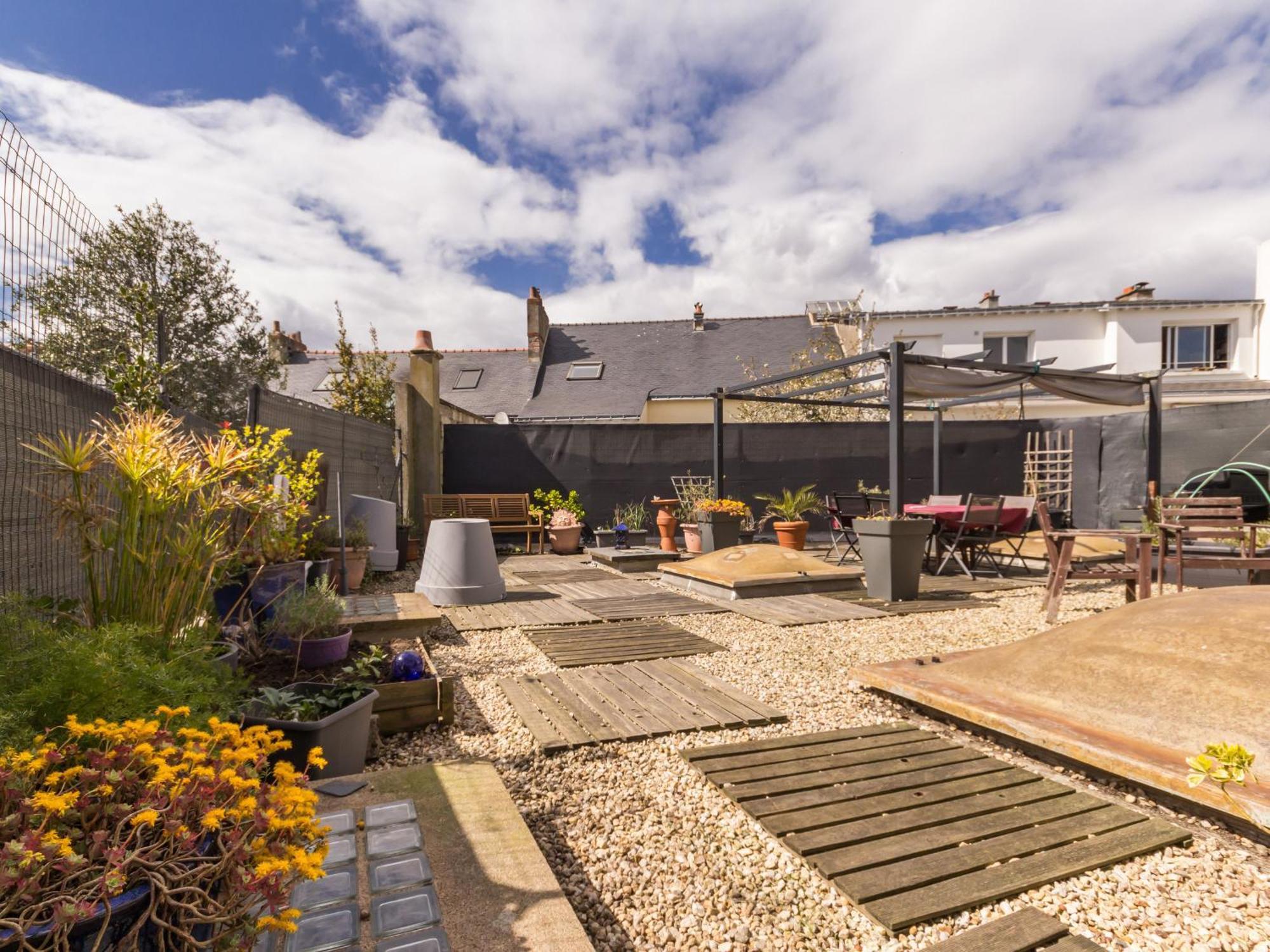 Maison De Ville A St Nazaire, Pres Du Front De Mer, Climatisee, 3 Chambres Avec Sdb Privatives, Wifi - Fr-1-306-1203 Saint-Nazaire  Luaran gambar